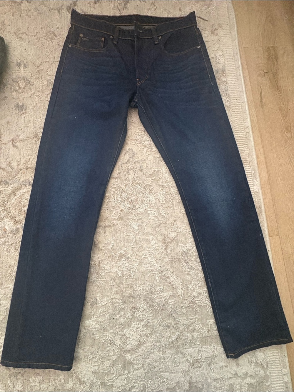 G-Star Raw Men's Straight Jeans in Dark Blue